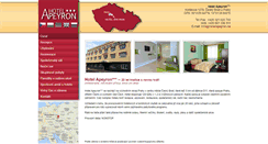 Desktop Screenshot of hotelapeyron.cz
